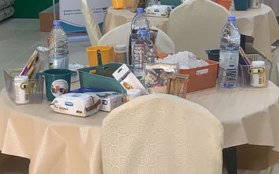 بدعم من منصة احسان الخيري تقدم جمعية التنمية الاهلية ببقعاء الشرقيه اليوم الاول من تدريب وتاهيل الفتيات  ( دورة فن الكونكريت) للمدربة نضال البقعاوي